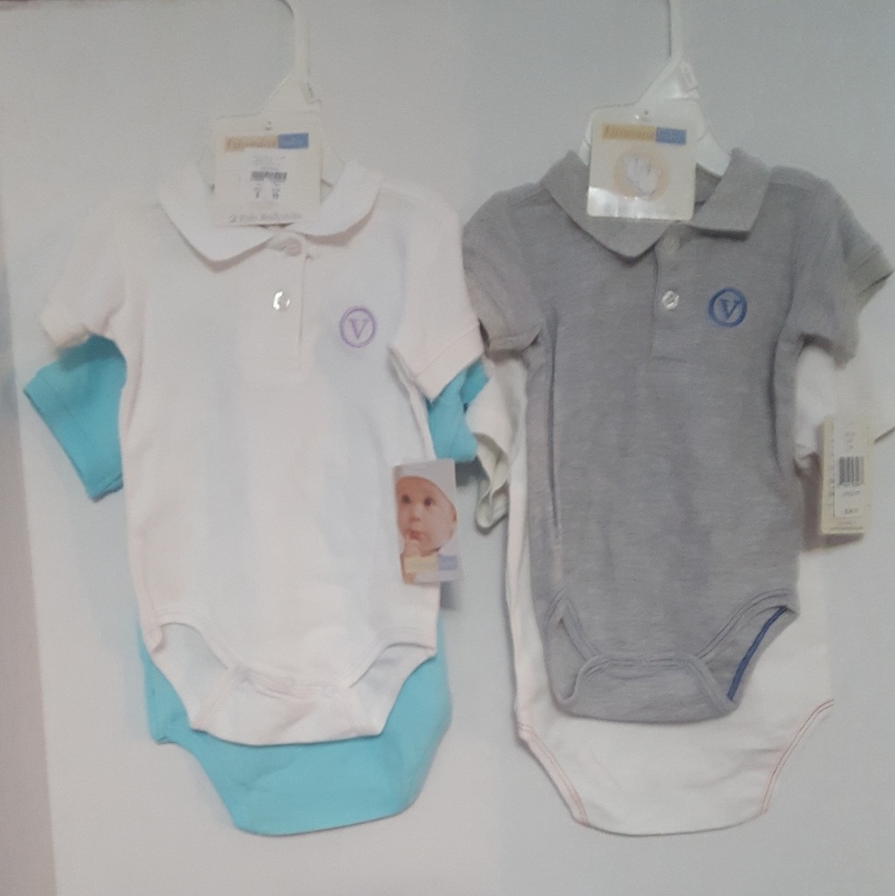 Vitamin Baby Bodysuits Infant Girls Or Boys Solid